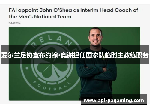 爱尔兰足协宣布约翰·奥谢担任国家队临时主教练职务 爱尔兰足协宣布约翰·奥谢担任国家队临时主教练职务